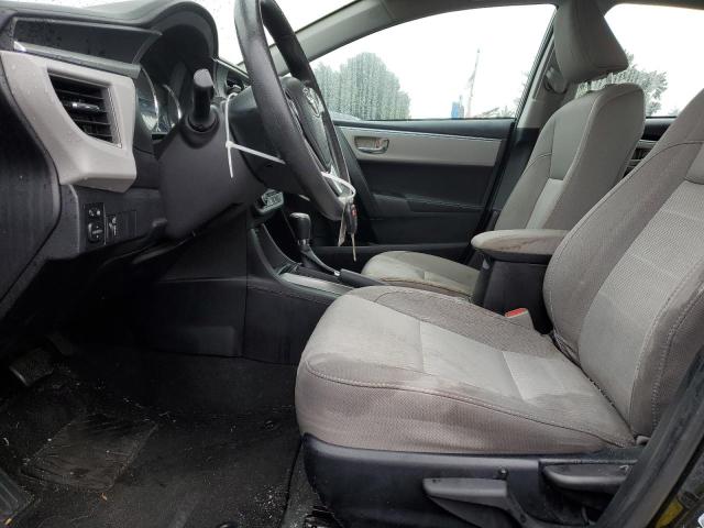 2T1BURHE6GC579805 - 2016 TOYOTA COROLLA L BLACK photo 7