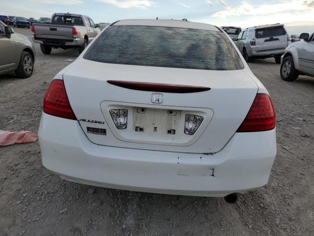 1HGCM56487A163493 - 2007 HONDA ACCORD LX WHITE photo 6