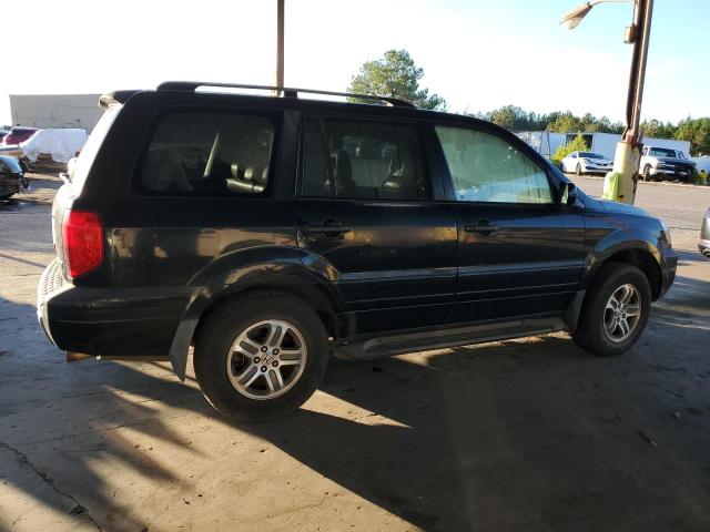 2HKYF185X4H547633 - 2004 HONDA PILOT EXL GRAY photo 3