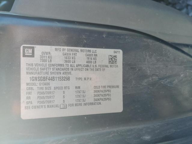 1GNSGBF44B1153298 - 2011 CHEVROLET EXPRESS G1 LS BLUE photo 13