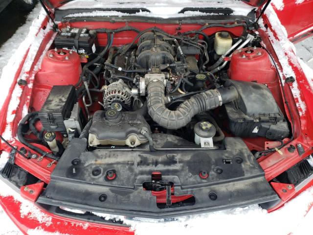 1ZVFT80N475321710 - 2007 FORD MUSTANG RED photo 11