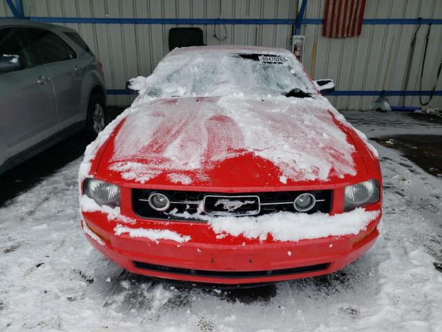 1ZVFT80N475321710 - 2007 FORD MUSTANG RED photo 5
