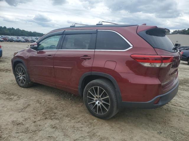 5TDJZRFH8JS549438 - 2018 TOYOTA HIGHLANDER SE 栗色 照片 2
