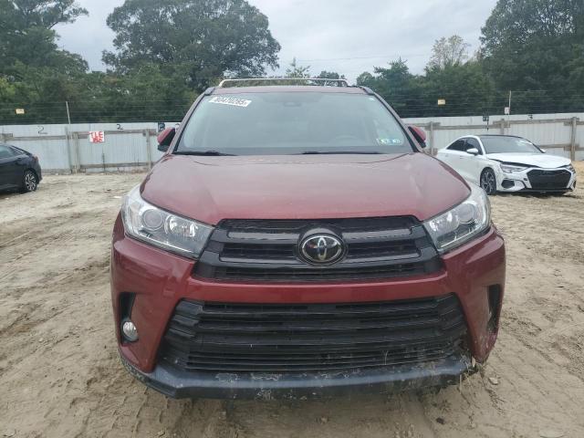 5TDJZRFH8JS549438 - 2018 TOYOTA HIGHLANDER SE 栗色 照片 5