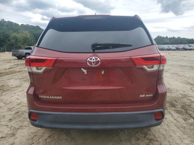 5TDJZRFH8JS549438 - 2018 TOYOTA HIGHLANDER SE 栗色 照片 6
