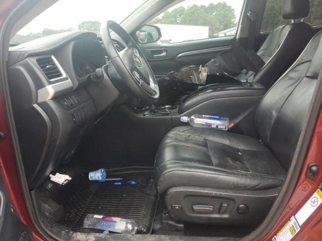 5TDJZRFH8JS549438 - 2018 TOYOTA HIGHLANDER SE 栗色 照片 7