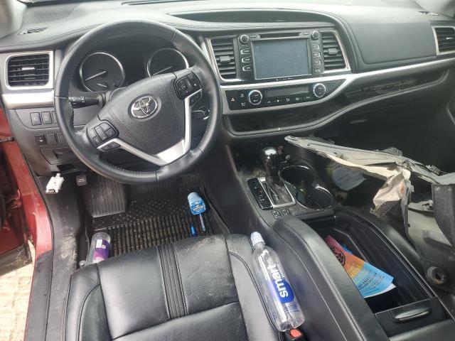 5TDJZRFH8JS549438 - 2018 TOYOTA HIGHLANDER SE 栗色 照片 8