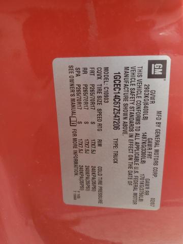 1GCEC14C67Z547206 - 2007 CHEVROLET SILVERADO C1500 红色 照片 12