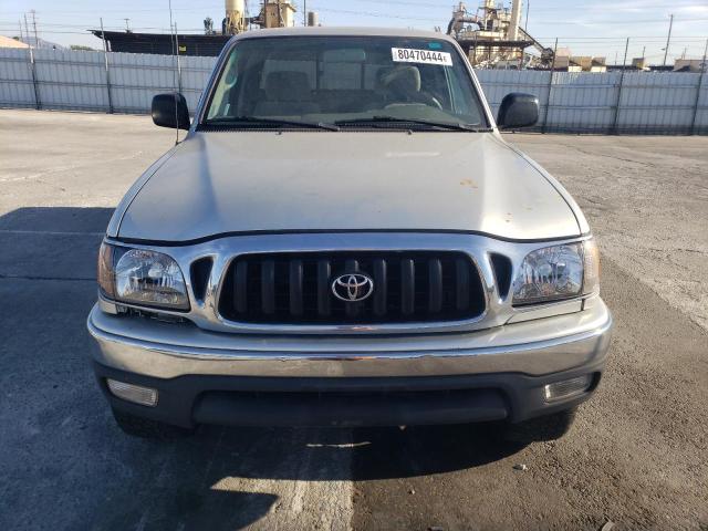 5TESN92N81Z820657 - 2001 TOYOTA TACOMA XTRACAB PRERUNNER ვერცხლისფერი ფოტო 5