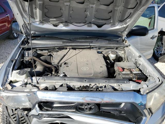 5TFJU4GN7CX019206 - 2012 TOYOTA TACOMA DOUBLE CAB PRERUNNER SILVER photo 11