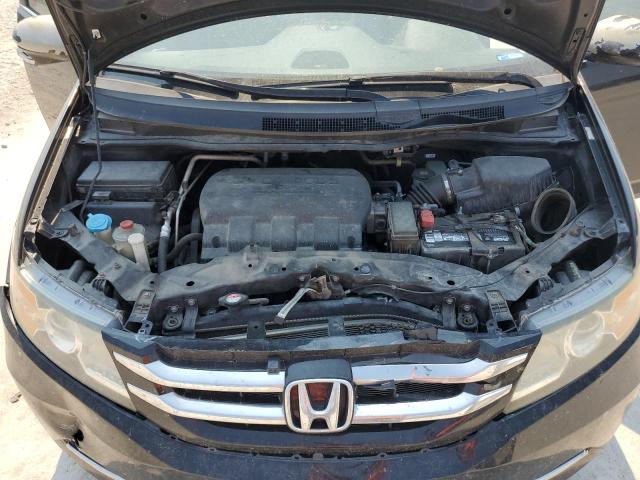 5FNRL5H60EB017460 - 2014 HONDA ODYSSEY EXL BLACK photo 12