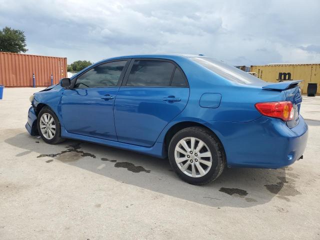 2T1BU4EE7AC378428 - 2010 TOYOTA COROLLA BASE BLUE photo 2