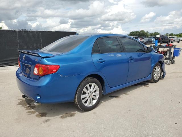2T1BU4EE7AC378428 - 2010 TOYOTA COROLLA BASE BLUE photo 3