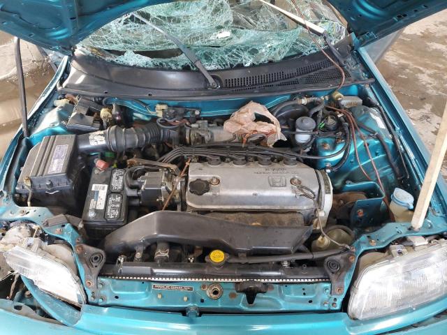 2HGED7369MH538265 - 1991 HONDA CIVIC SI BLUE photo 11