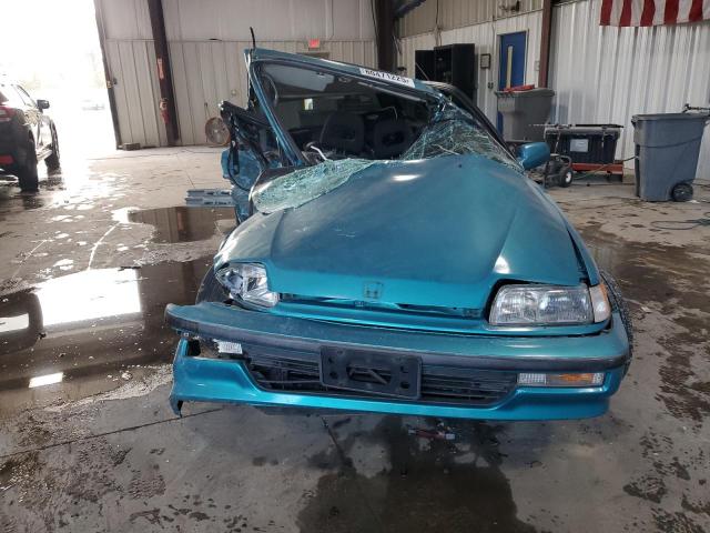 2HGED7369MH538265 - 1991 HONDA CIVIC SI BLUE photo 5