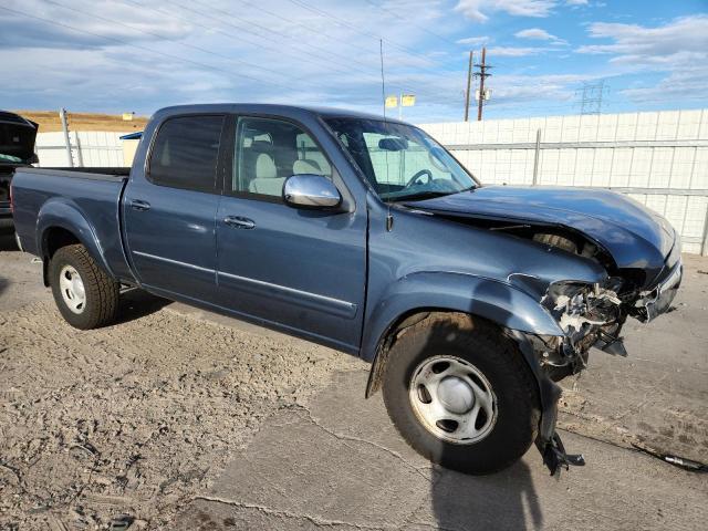 5TBDT44156S522947 - 2006 TOYOTA TUNDRA DOUBLE CAB SR5 BLUE photo 4