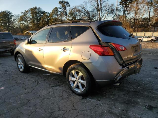 JN8AZ18U89W007560 - 2009 NISSAN MURANO S GRAY photo 2