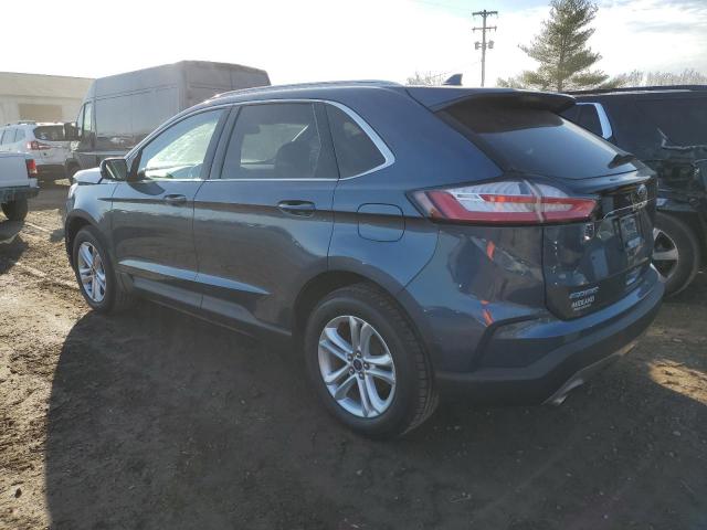 2FMPK4J97KBB09338 - 2019 FORD EDGE SEL BLUE photo 2