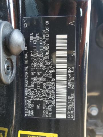 5TDZA3EH6AS003410 - 2010 TOYOTA HIGHLANDER Qara foto 13