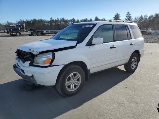 2HKYF18415H568136 - 2005 HONDA PILOT EX WHITE photo 1