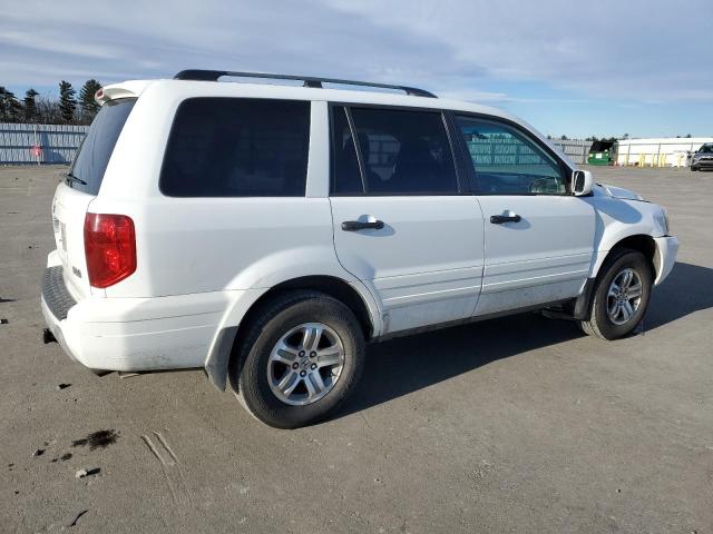 2HKYF18415H568136 - 2005 HONDA PILOT EX WHITE photo 3