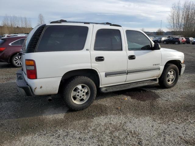 1GNEC13TX2R131242 - 2002 CHEVROLET TAHOE C1500 WHITE photo 3