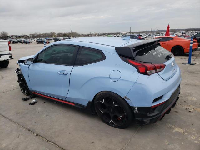 KMHT36AH1LU004692 - 2020 HYUNDAI VELOSTER N BLUE photo 2