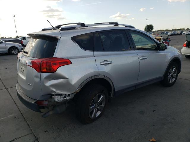 JTMWFREV5FD073996 - 2015 TOYOTA RAV4 XLE SILVER photo 3