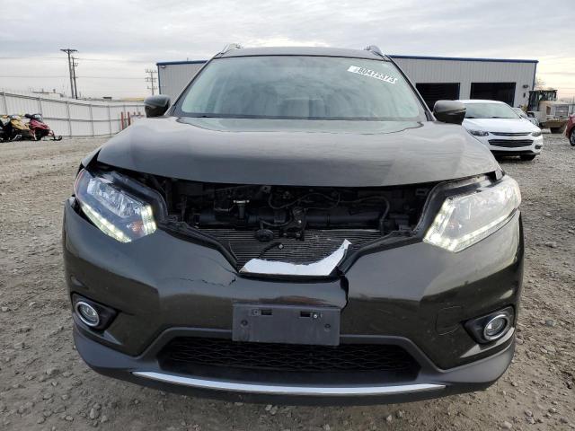 KNMAT2MVXGP688233 - 2016 NISSAN ROGUE S GREEN photo 5