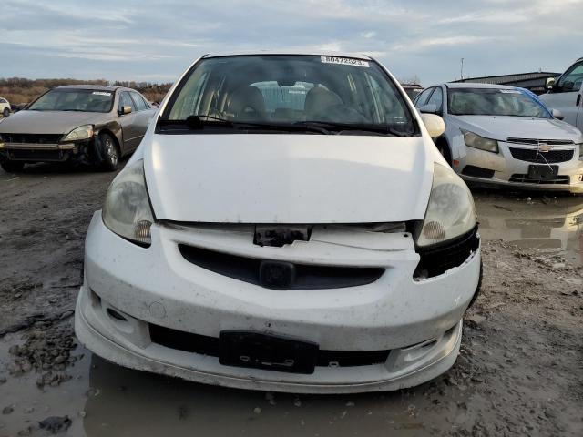 JHMGD38677S007733 - 2007 HONDA FIT S თეთრი ფოტო 5