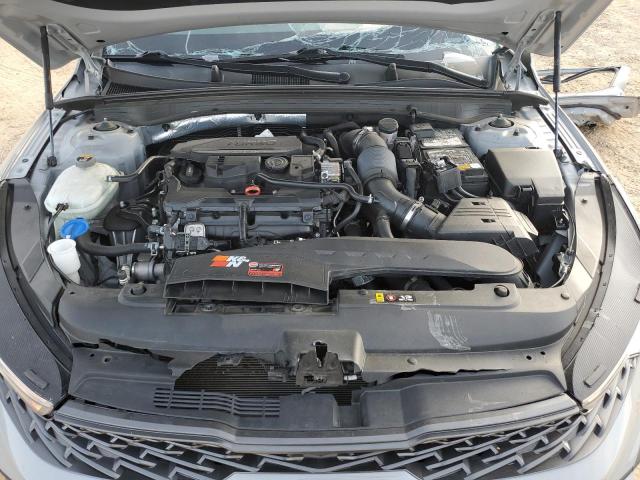 5XXG64J26MG010329 - 2021 KIA K5 GT LINE GRAY photo 11