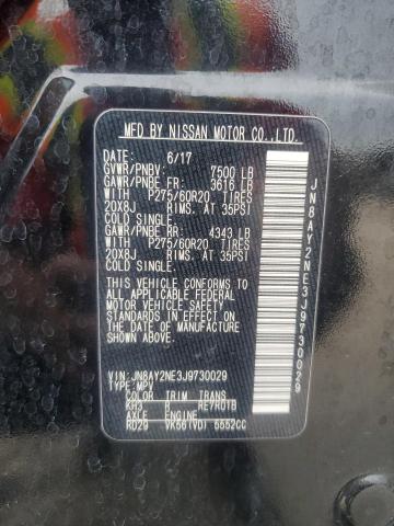 JN8AY2NE3J9730029 - 2018 NISSAN ARMADA PLATINUM 黑色 照片 13