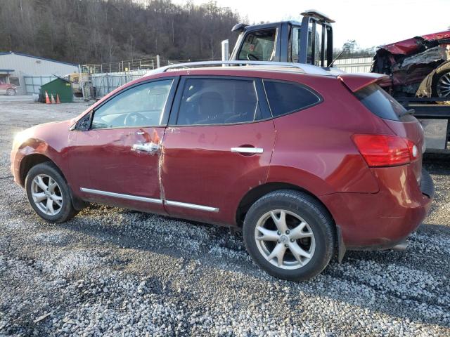 JN8AS5MV2BW309801 - 2011 NISSAN ROGUE S RED photo 2