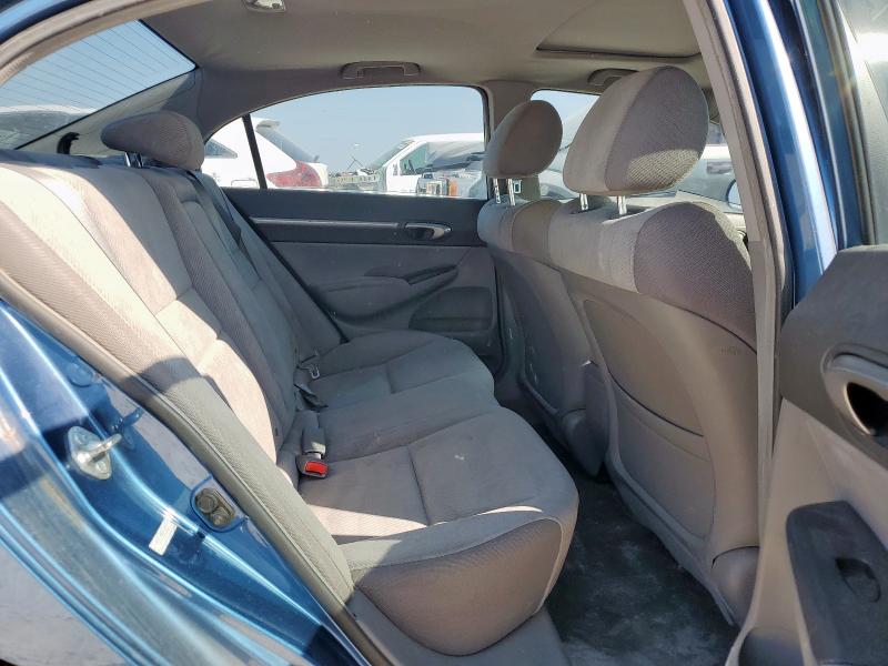 19XFA1F87AE042622 - 2010 HONDA CIVIC EX BLUE photo 10