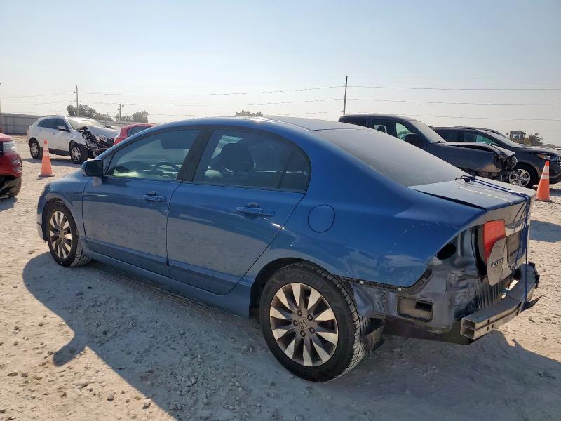 19XFA1F87AE042622 - 2010 HONDA CIVIC EX BLUE photo 2