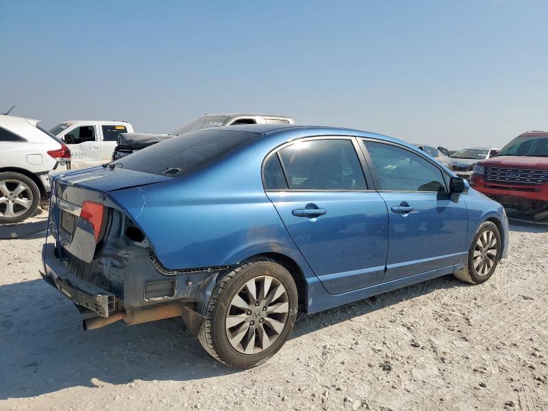 19XFA1F87AE042622 - 2010 HONDA CIVIC EX BLUE photo 3