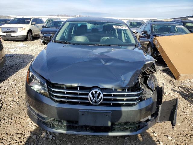 1VWCN7A36EC031370 - 2014 VOLKSWAGEN PASSAT SEL GRAY photo 5