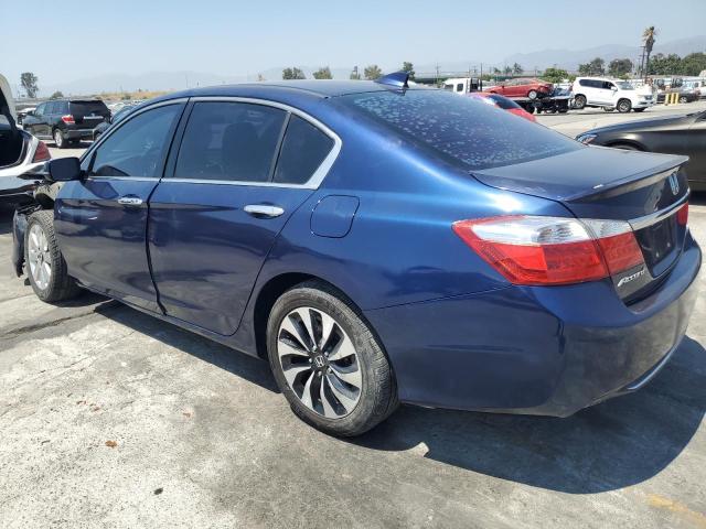 1HGCR6F38FA001599 - 2015 HONDA ACCORD HYBRID BLUE photo 2