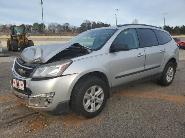 1GNKRFED2FJ332979 - 2015 CHEVROLET TRAVERSE LS SILVER photo 1