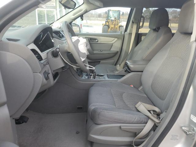 1GNKRFED2FJ332979 - 2015 CHEVROLET TRAVERSE LS SILVER photo 7