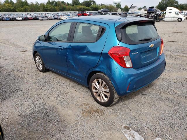 KL8CD6SA9KC739484 - 2019 CHEVROLET SPARK 1LT BLUE photo 2
