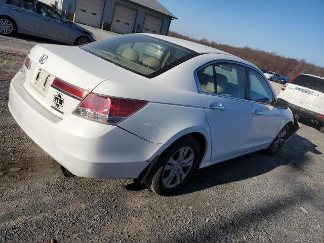 1HGCP2F63CA109133 - 2012 HONDA ACCORD SE WHITE photo 3