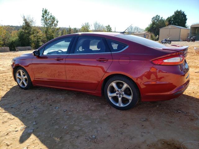 3FA6P0H75FR140809 - 2015 FORD FUSION SE RED photo 2