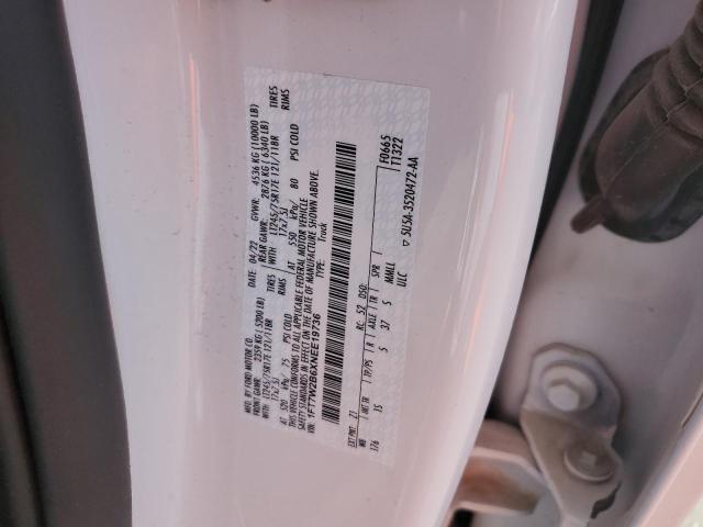 1FT7W2B6XNEE19736 - 2022 FORD F250 SUPER DUTY WHITE photo 12