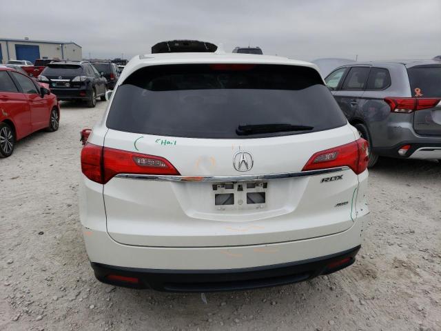 5J8TB4H32EL010792 - 2014 ACURA RDX WHITE photo 6