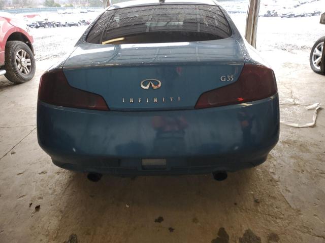 JNKCV54E53M208310 - 2003 INFINITI G35 BLUE photo 6