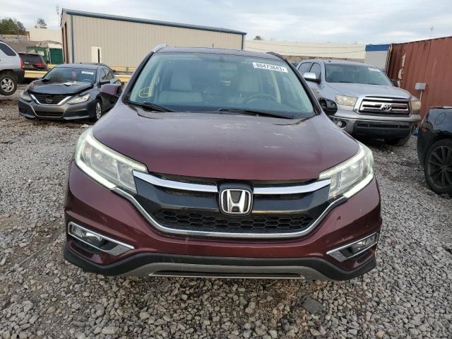 2HKRM3H70FH515879 - 2015 HONDA CR-V EXL BURGUNDY photo 5