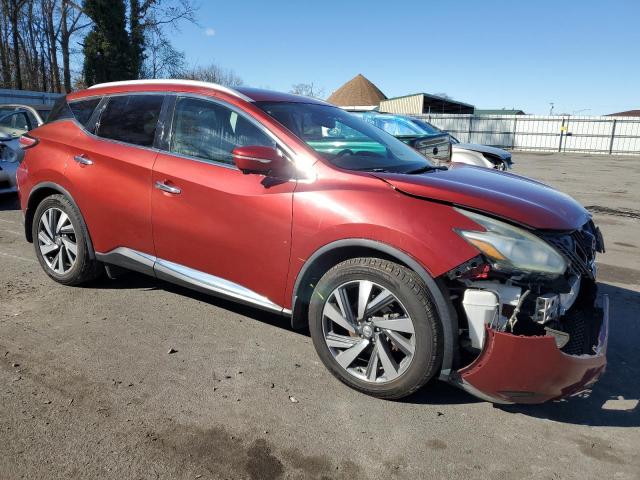 5N1AZ2MHXFN211347 - 2015 NISSAN MURANO S RED photo 4