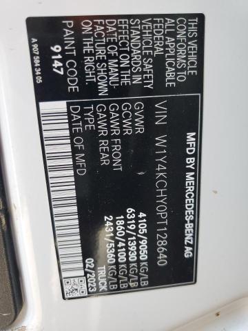 W1Y4KCHY0PT128640 - 2023 MERCEDES-BENZ SPRINTER 2500 白色 照片 13