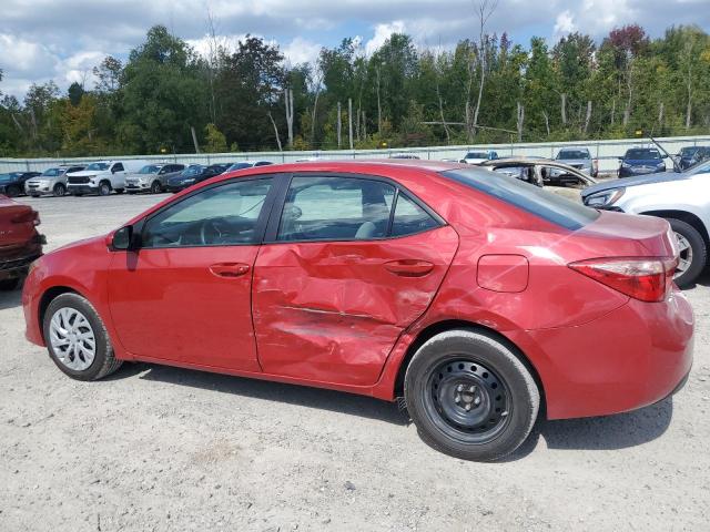 2T1BURHE0JC062426 - 2018 TOYOTA COROLLA L RED photo 2